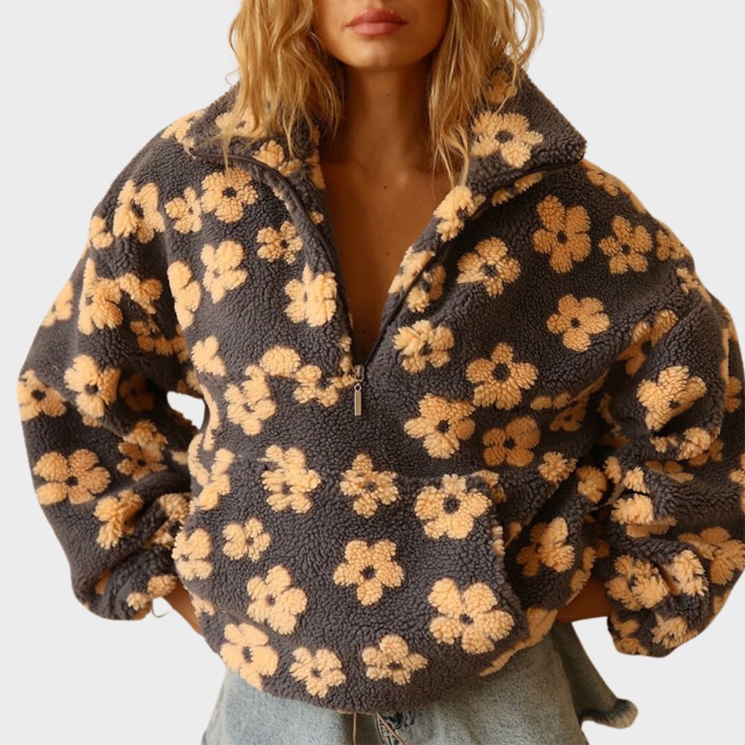 Cozy Crew Neck Pullover Sweater - VibreMode