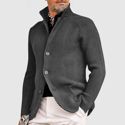 Mens Knitted Hooded Jacket