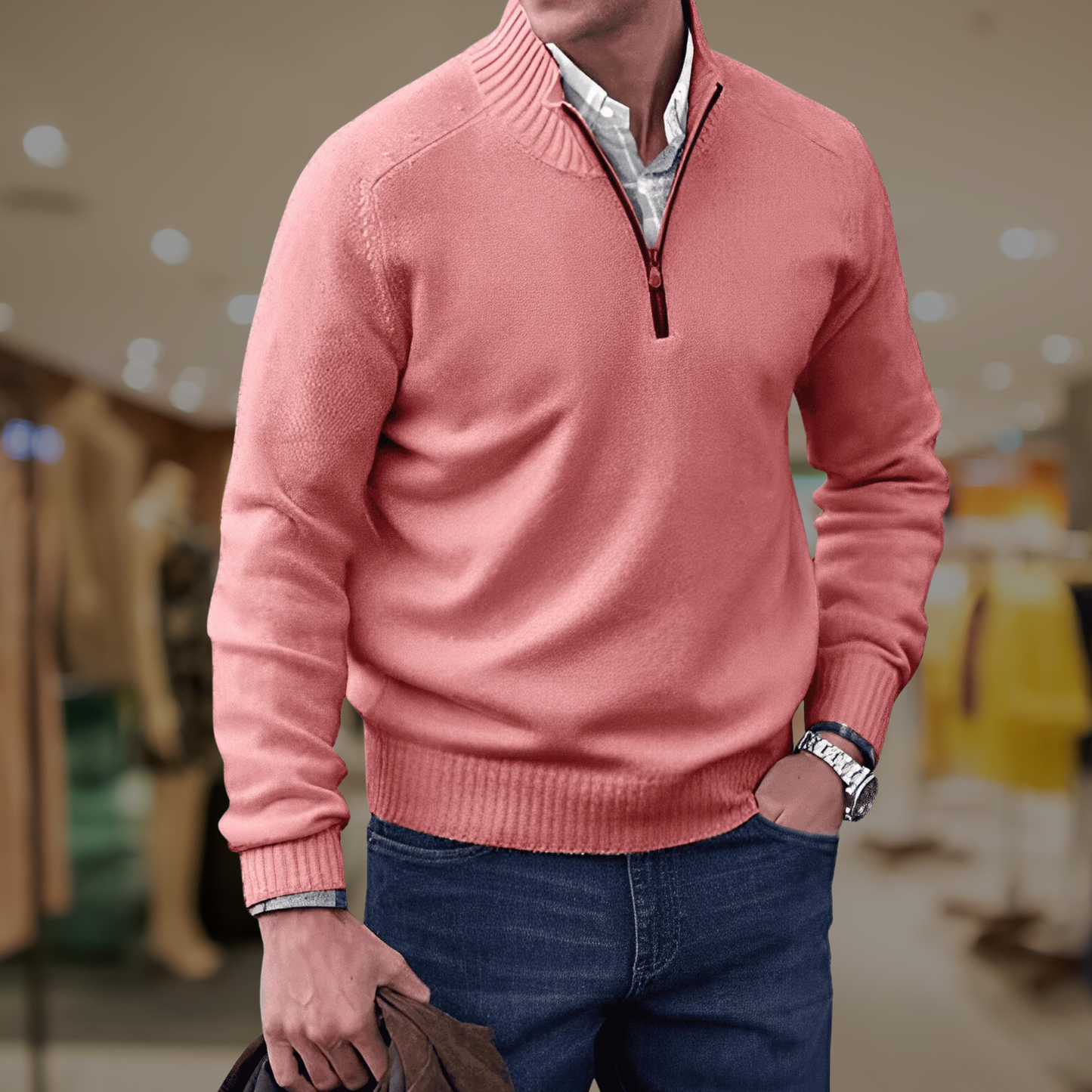 Beckett Men's Quarter Zip Pullover
