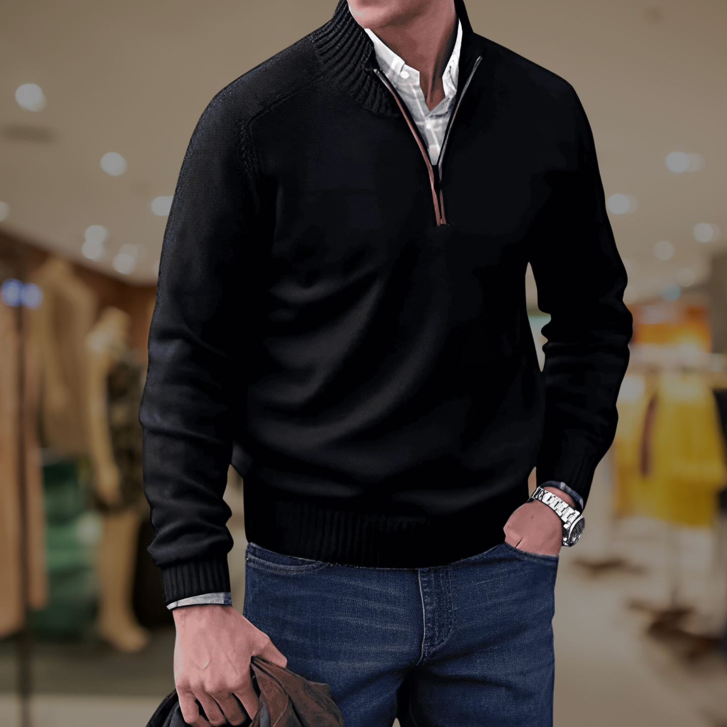 Beckett Men's Quarter Zip Pullover