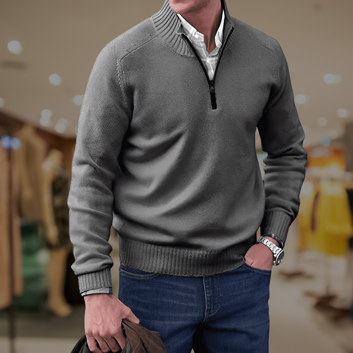 Beckett Men's Quarter Zip Pullover