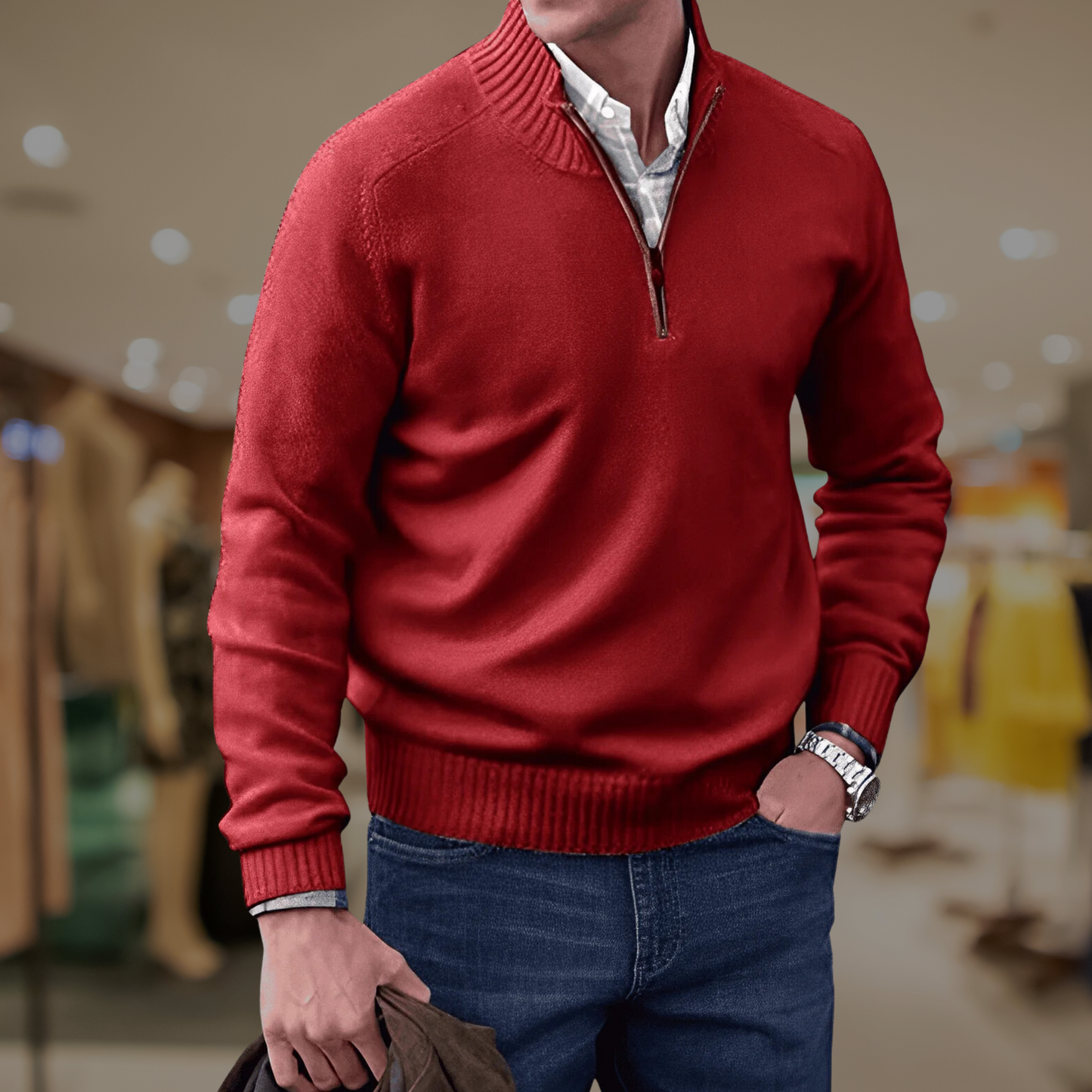 Beckett Men's Quarter Zip Pullover