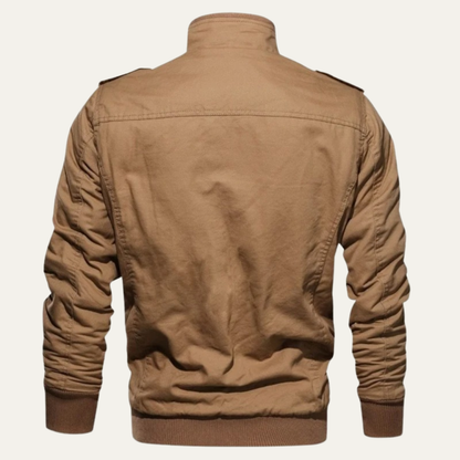 Men's Windproof Bomber Jacket Thick Plush Lined