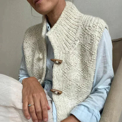 Evy Women's Wool Cardigan Button Front