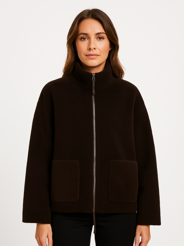 Cozy Large Sherpa Fleece Winter Coat
