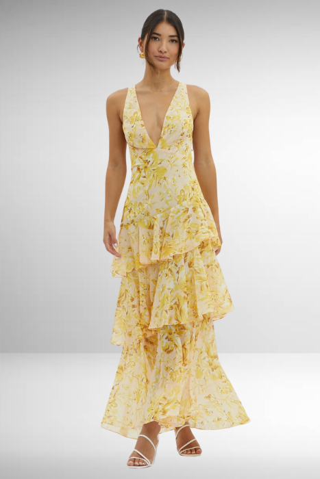 Women's Sleeveless Maxi Dress Flowing Skirt