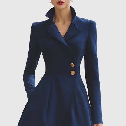 Women's Tailored Fit Coat Dress