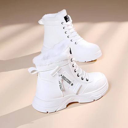 Women's Lace Up Ankle Boots Lug Sole