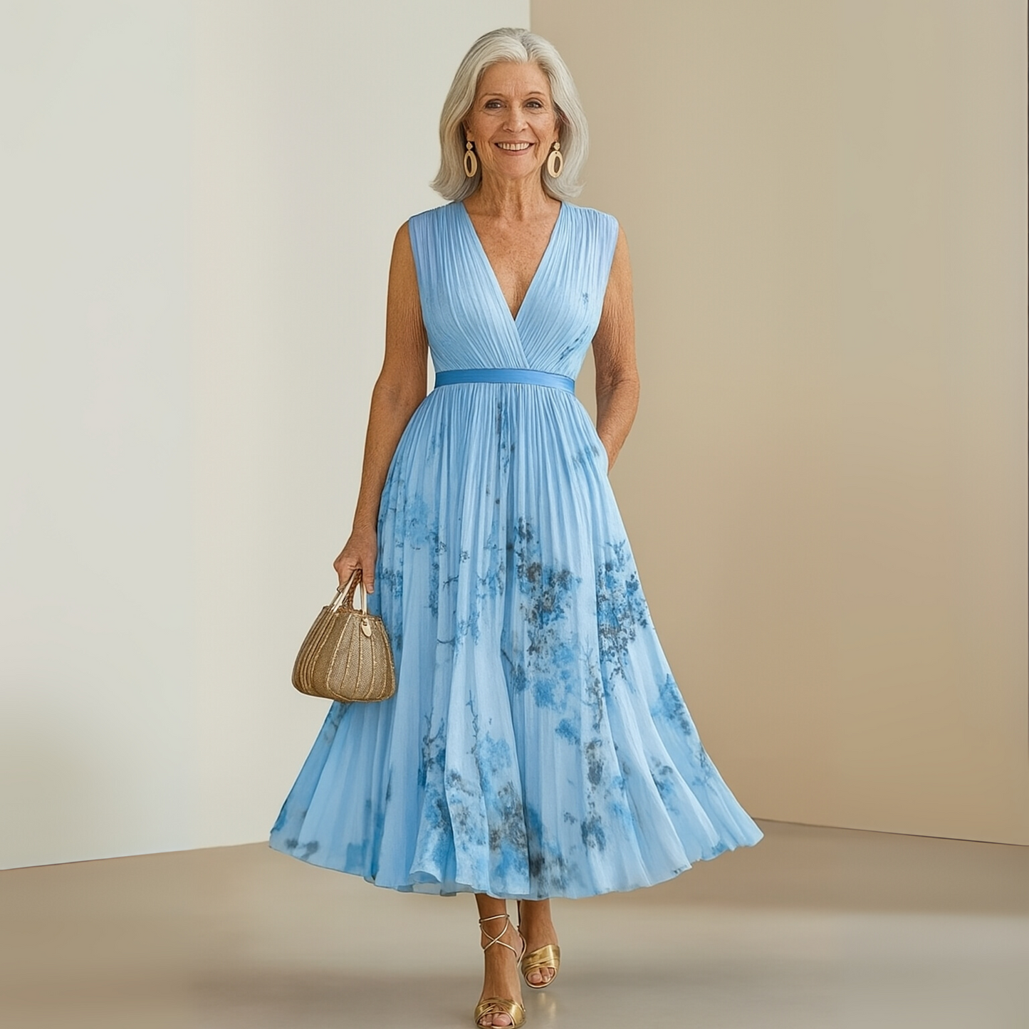 Women's Sleeveless Summer Maxi Dress