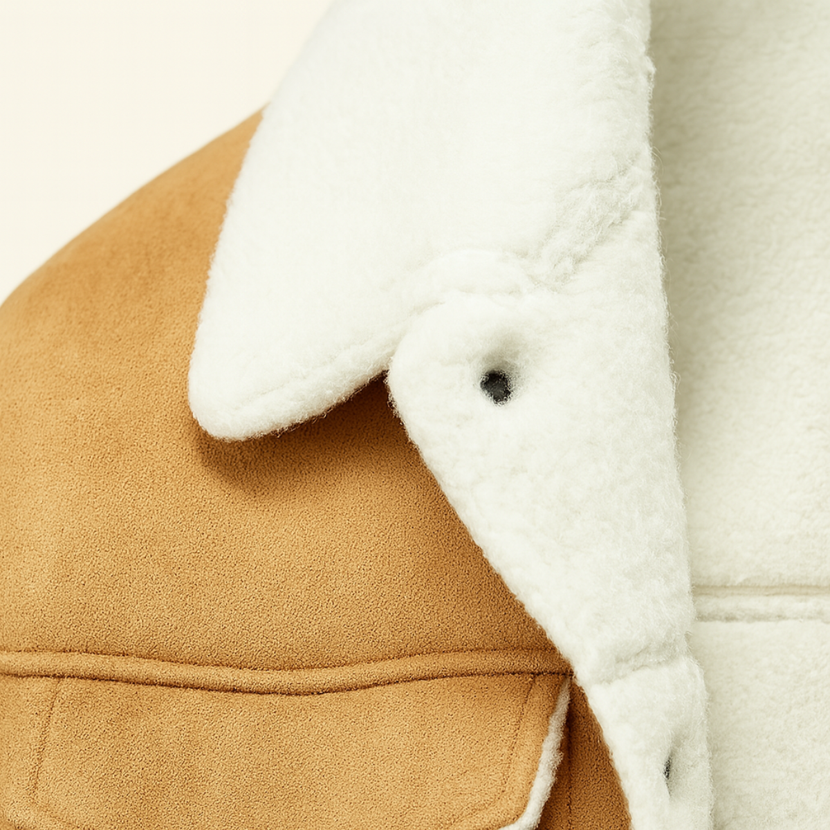 Men's Vintage Shearling Leather Jacket