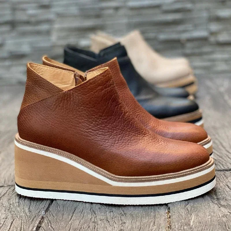 Comfortable Daily Low Heel Ankle Boots