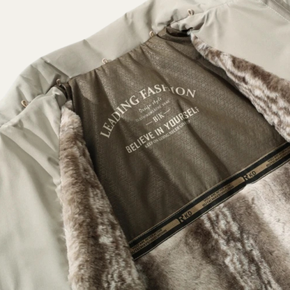 Men's Fleece Lined Baseball Jacket