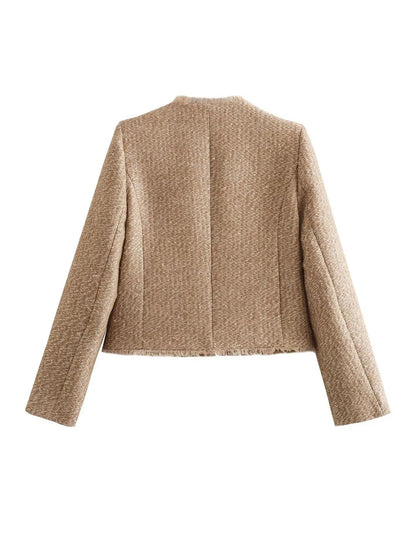 New York Style Ladies Spring Buttons Coat