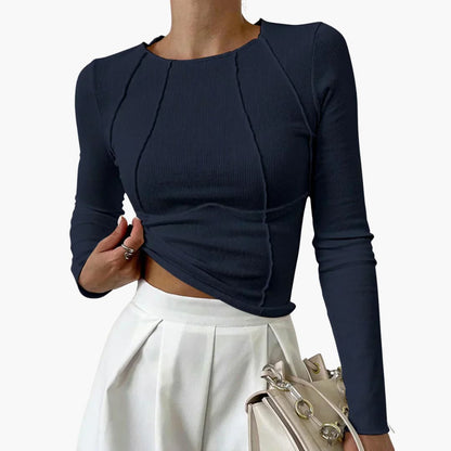 Women's Sculpted Seam Long Sleeve