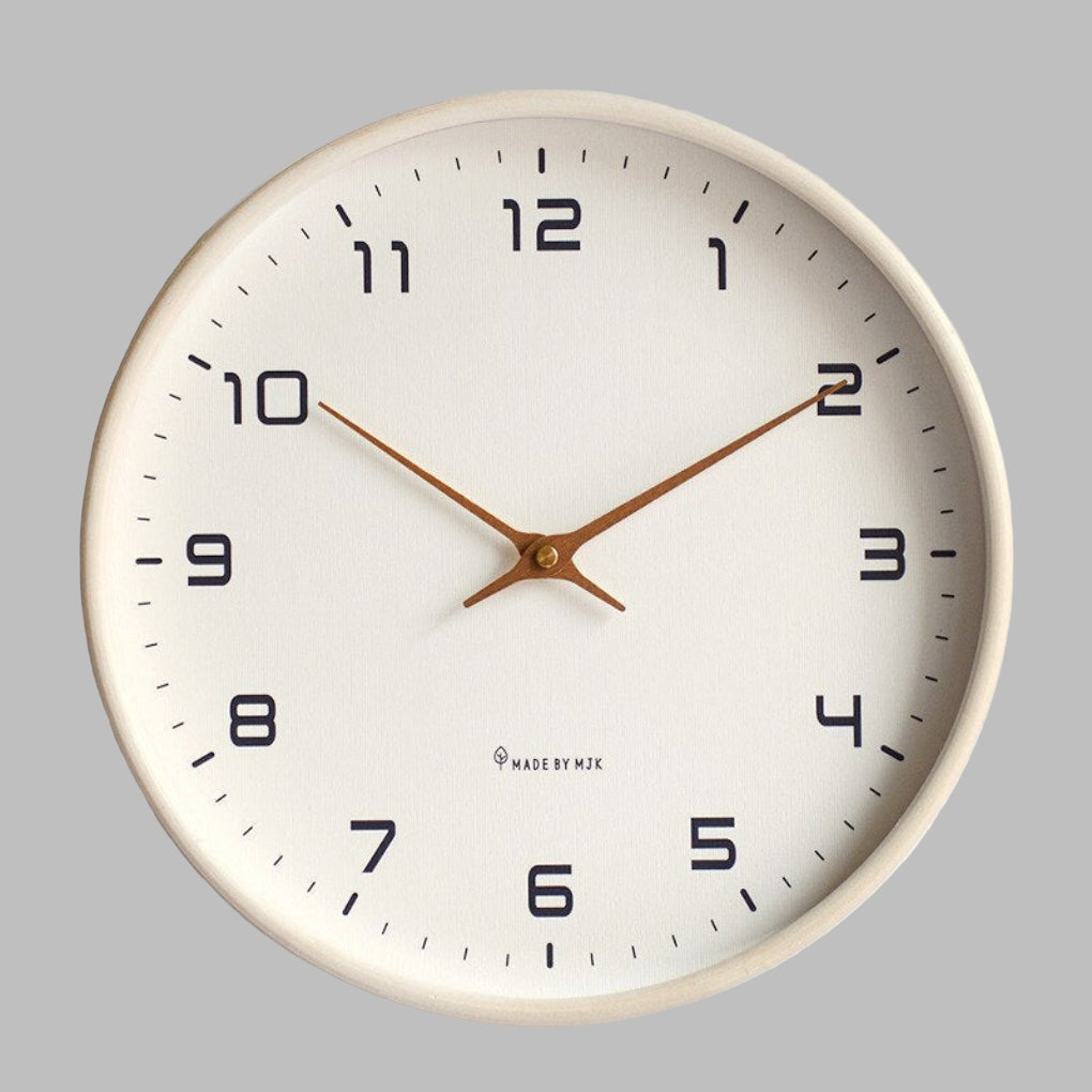 Wooden Wall Clock Scandinavian Design