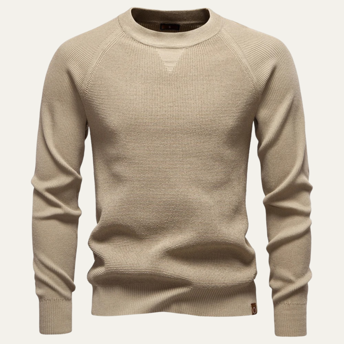 Men's Slim Fit Soft Knit Sweater Red