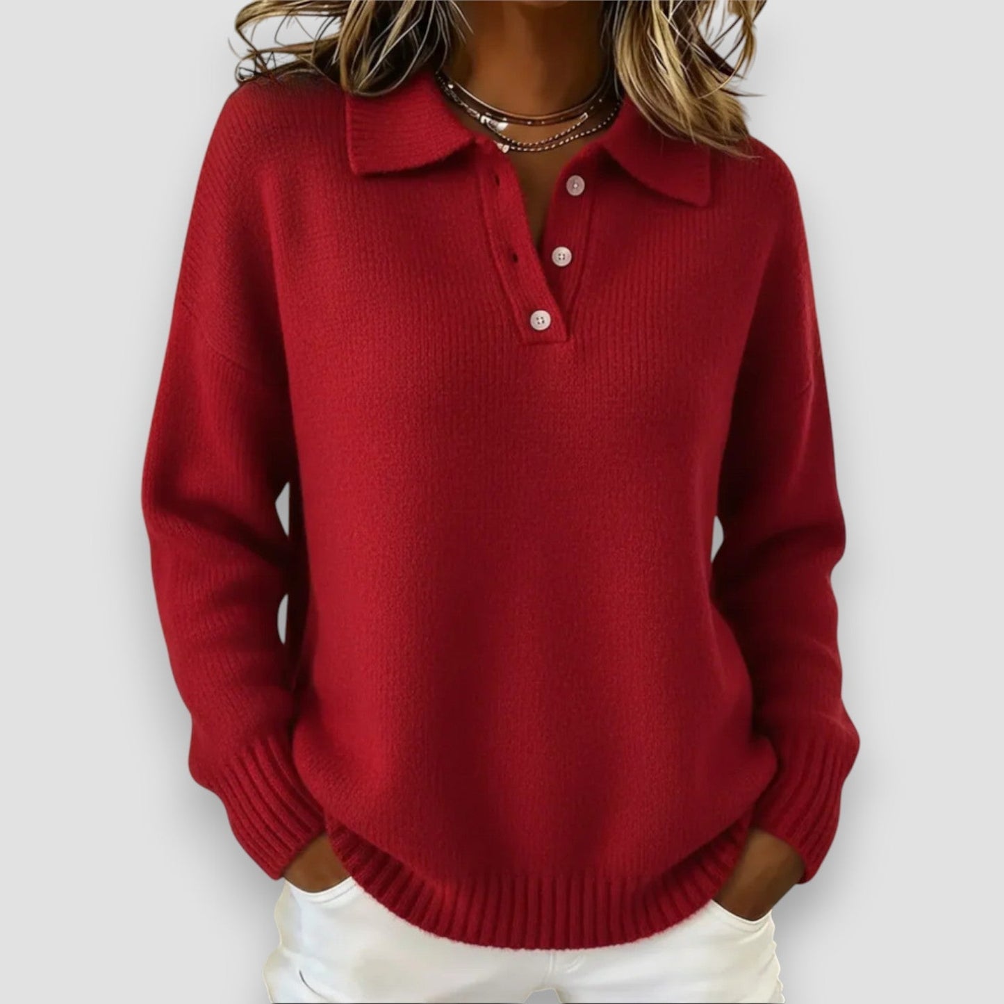 Genesis Men's Polo Sweater