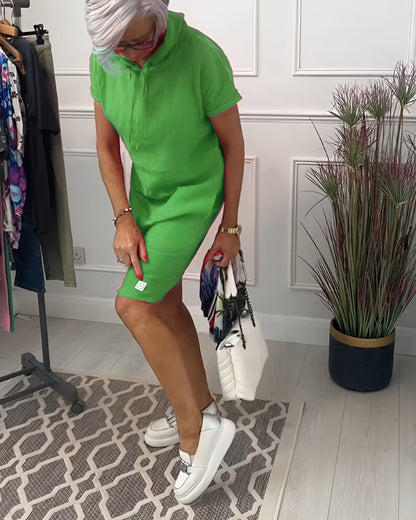 Women's Midi Hooded Casual Dress