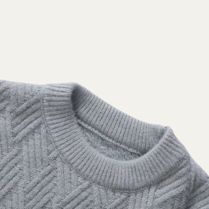 Men's Soft Knitted O-Neck Warm Sweater