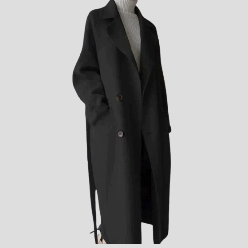 Women's Wool Long Coat Warm Winter