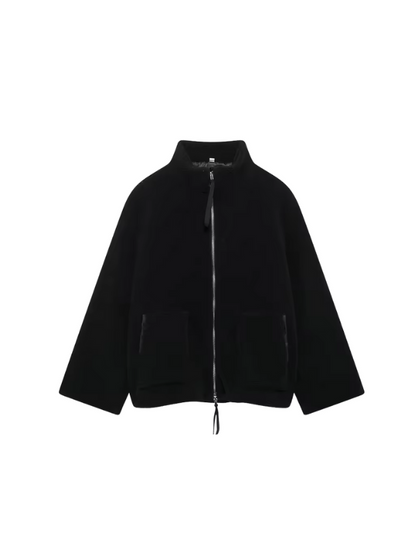Oversized Sherpa Fleece Jacket Ultra Soft For Cold Weather
