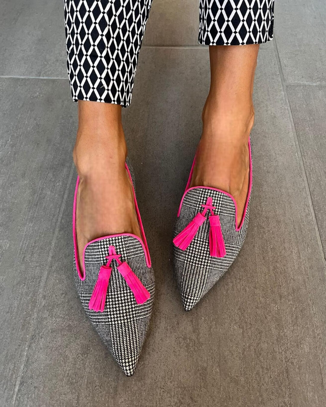 Women's Flat Loafers Pointed Toe - VibreMode