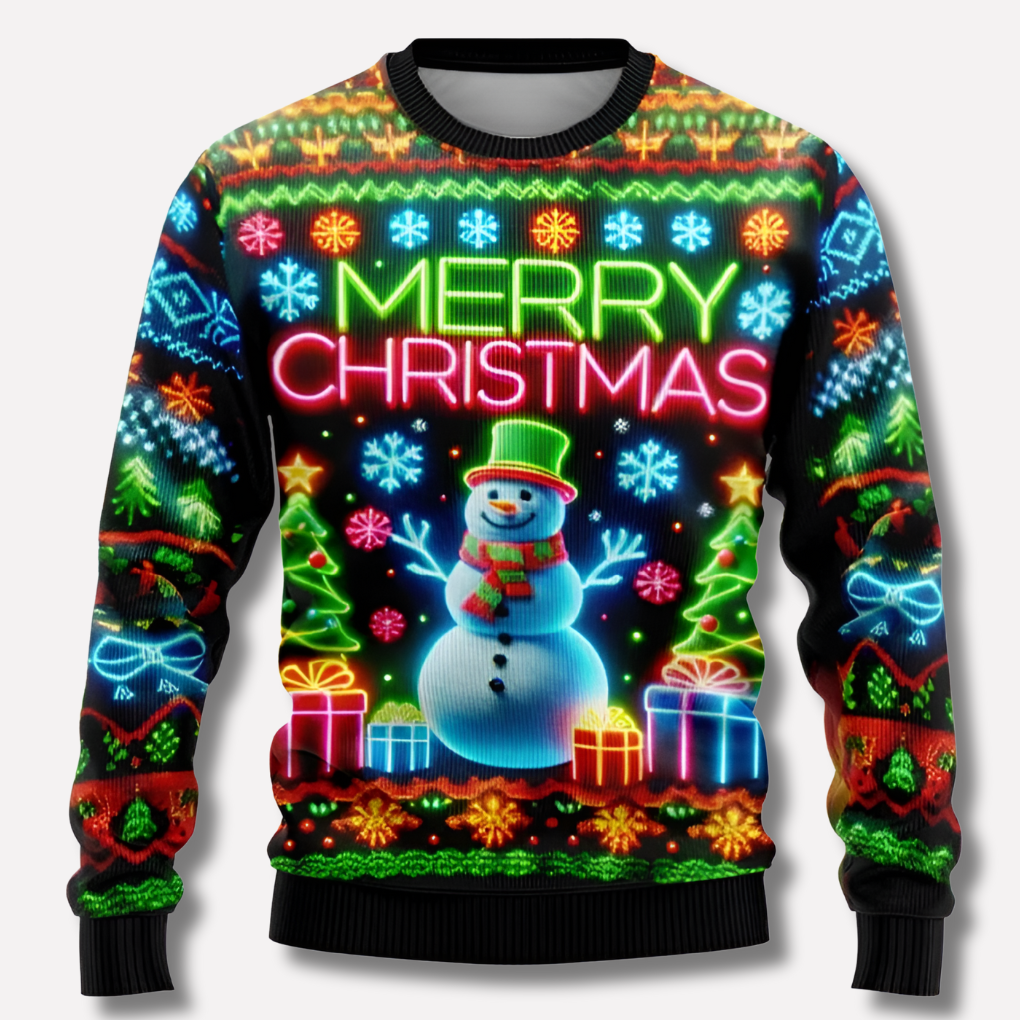 Unisex Christmas Sweater Neon Color