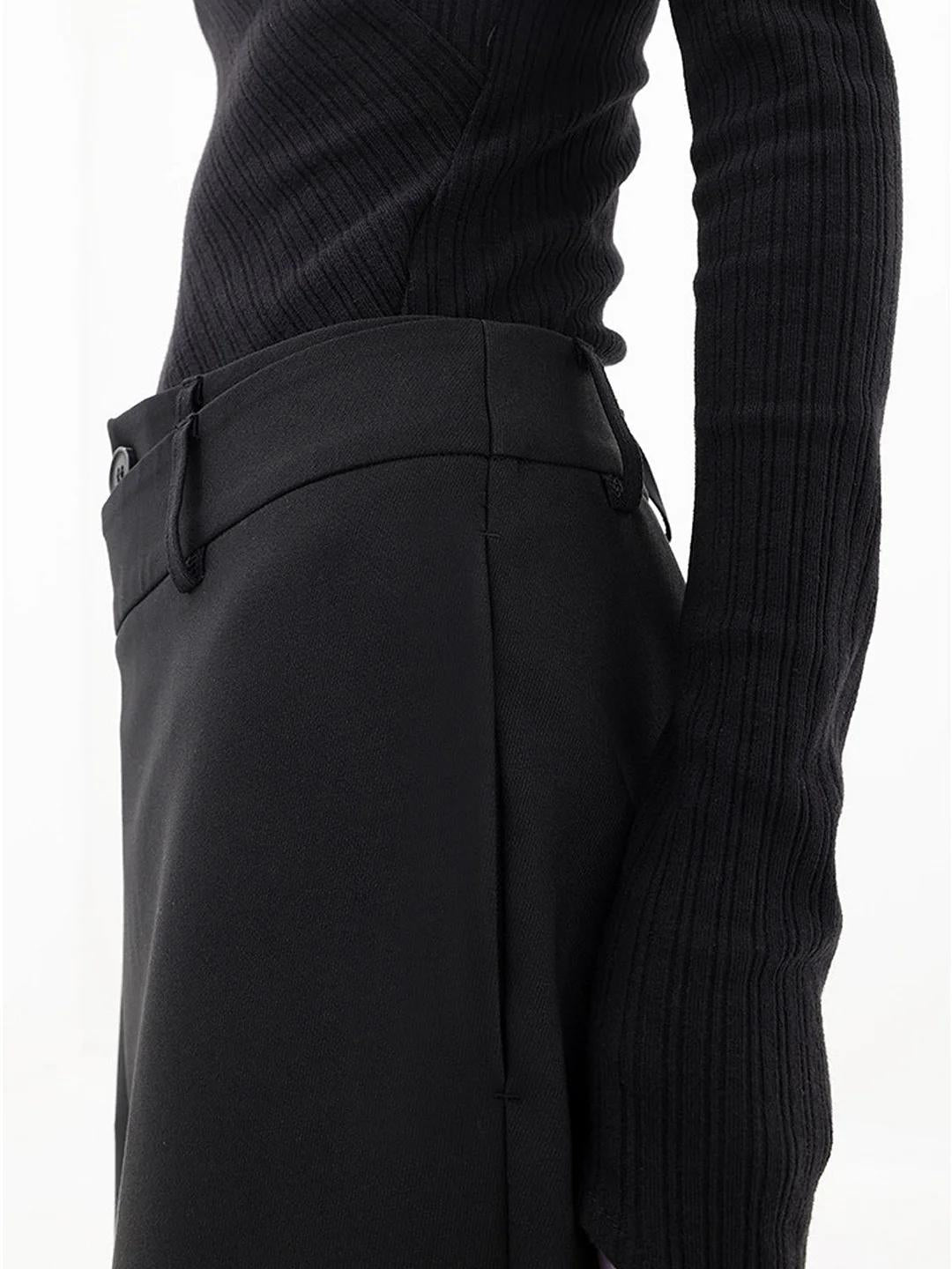 Women's Trousers Layered Waistband