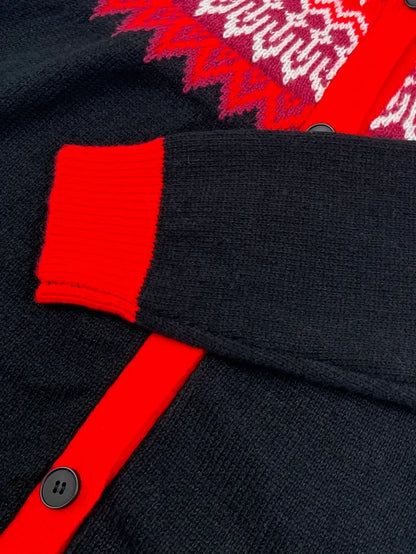 Women's Hooded Cardigan Knit Button Front