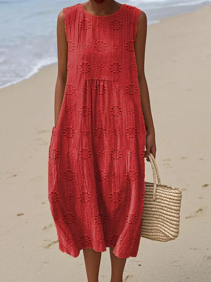 Women's Printed Midi Dress