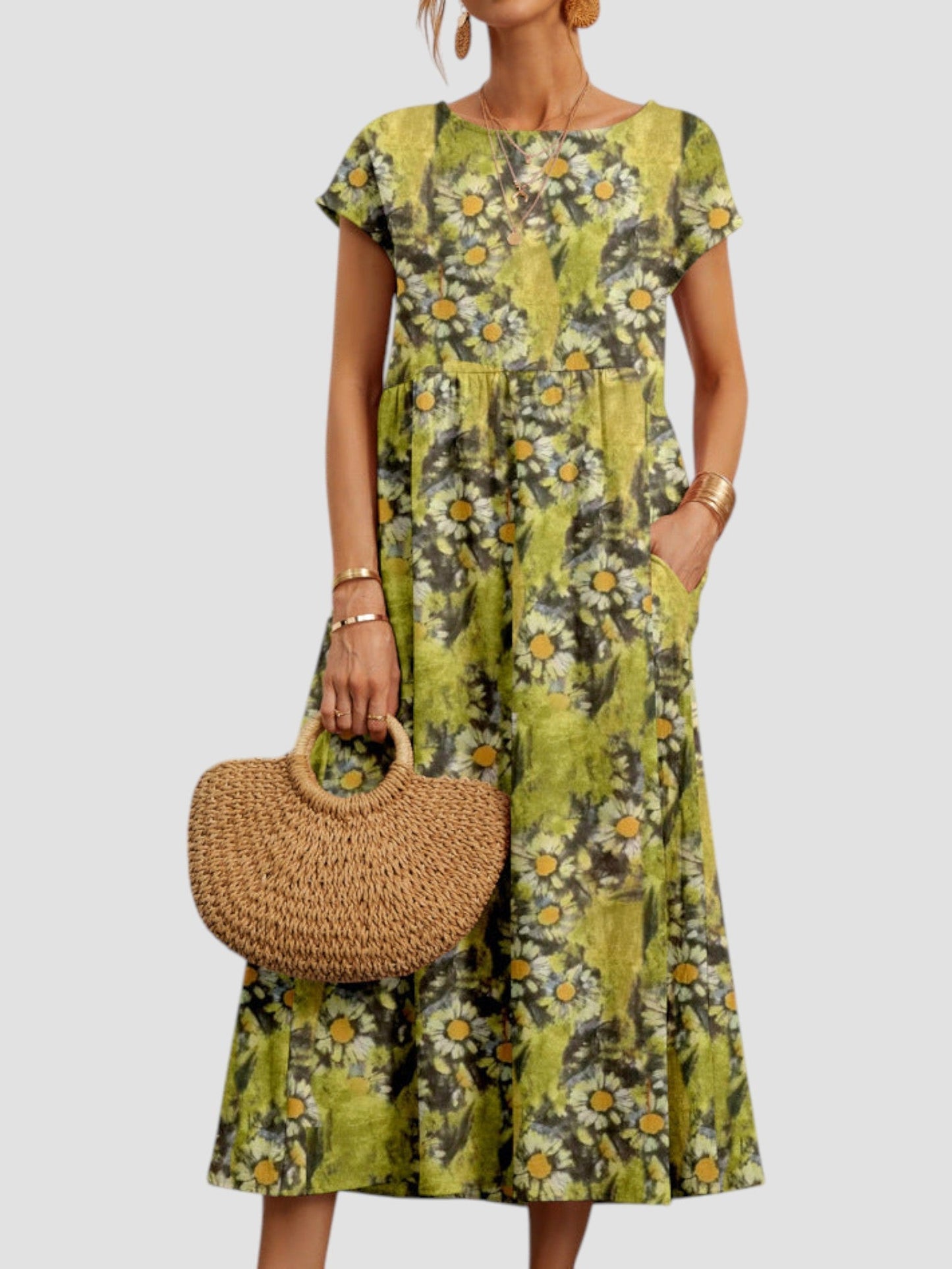 Women's Vintage Maxi Dress