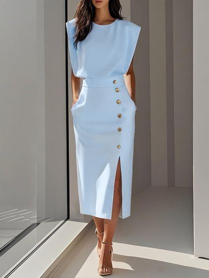 Women's Midi Dress Charm Effortless Aspen
