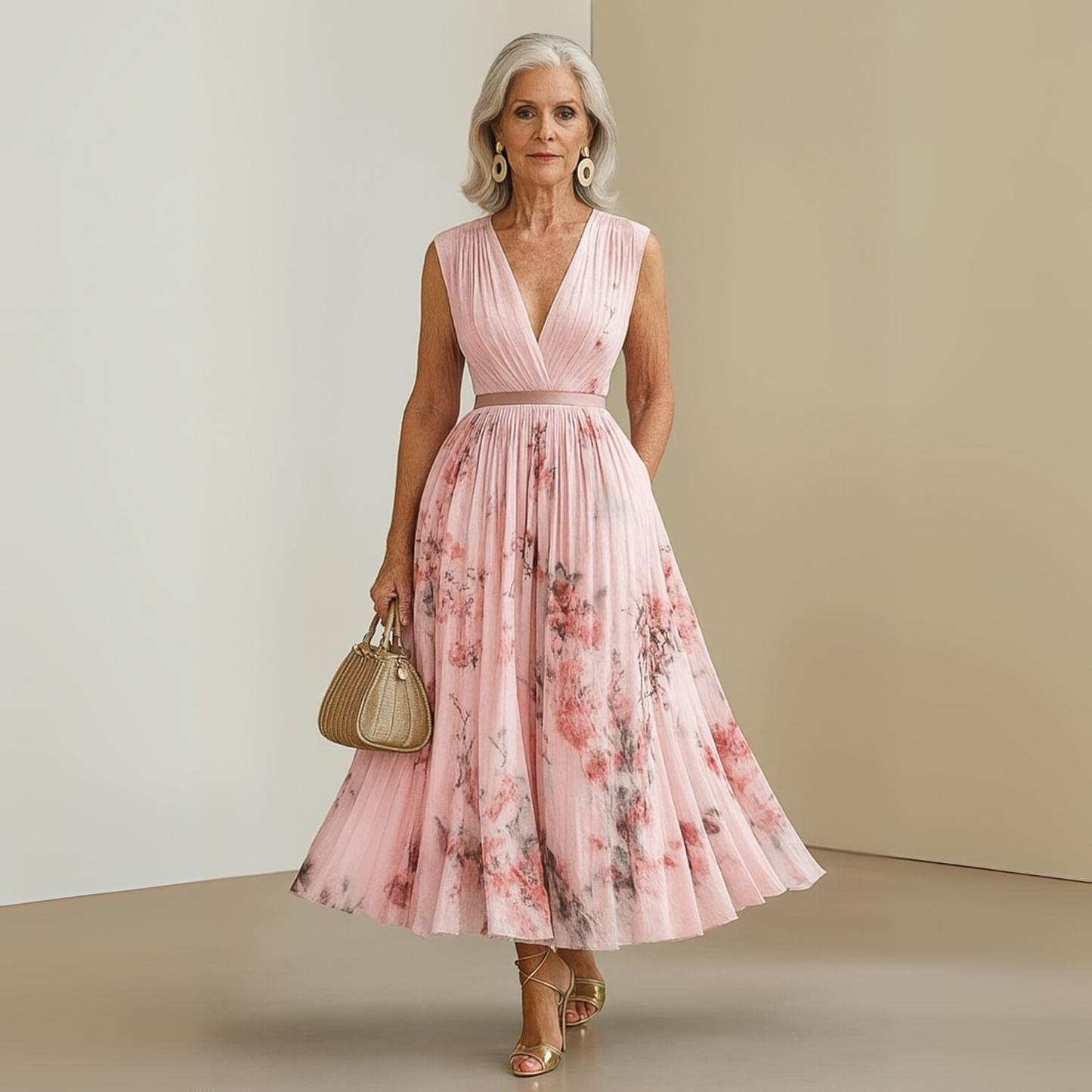 Women's Sleeveless Summer Maxi Dress
