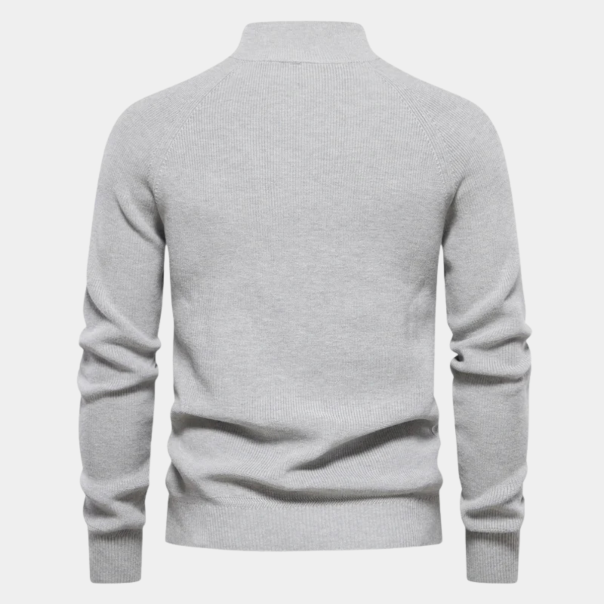Men's Cotton Quarter Zip Sweater