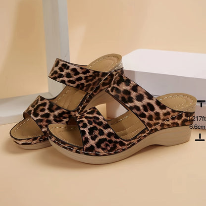 Women's Wedge Sandals Bordeaux