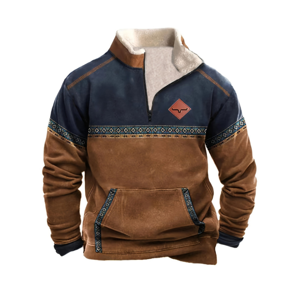 Men's Warm Wool Sweater - VibreMode