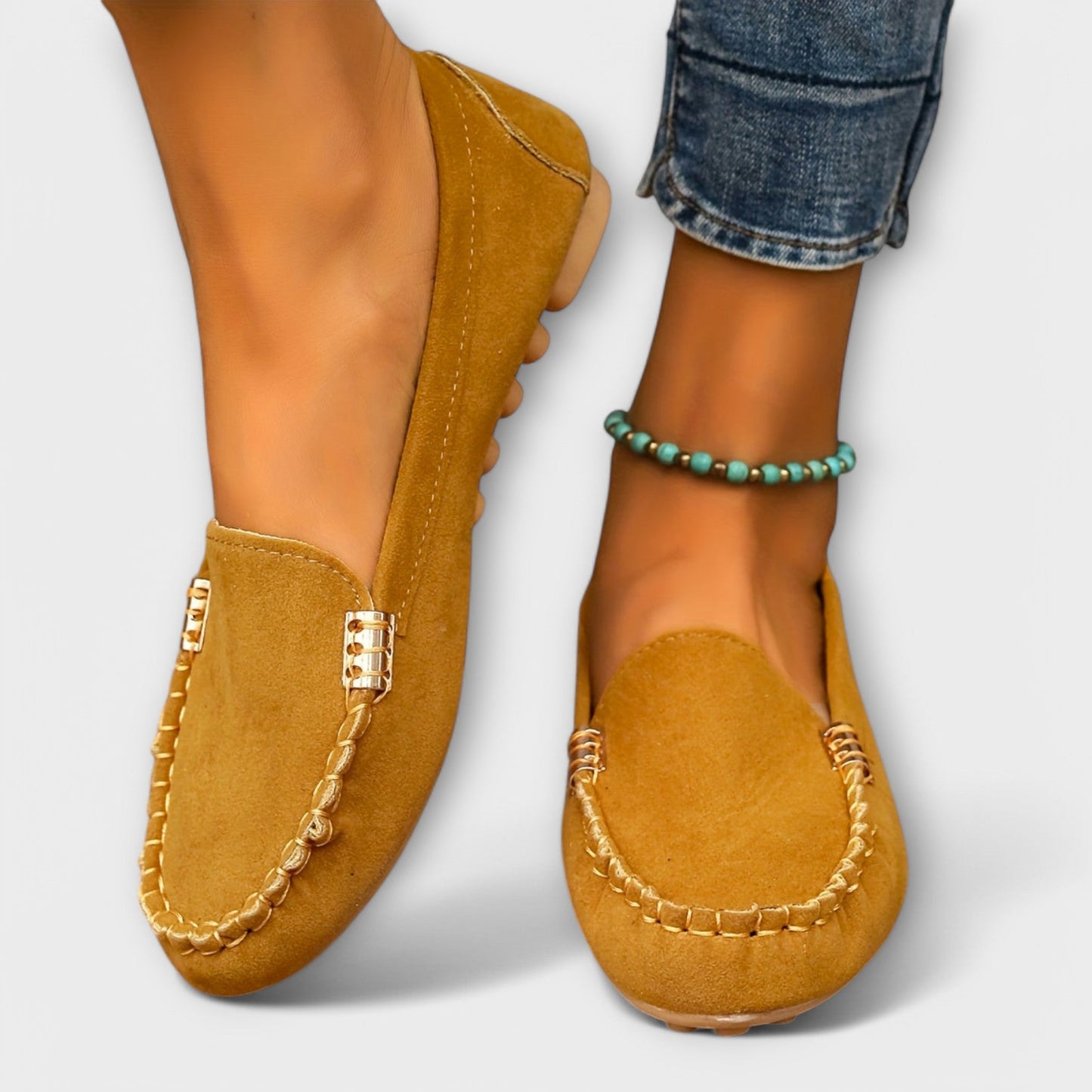 Women's Stitched Slip-On Loafers
