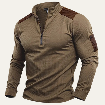 Men's Tactical Sweater Lightweight Half Zip
