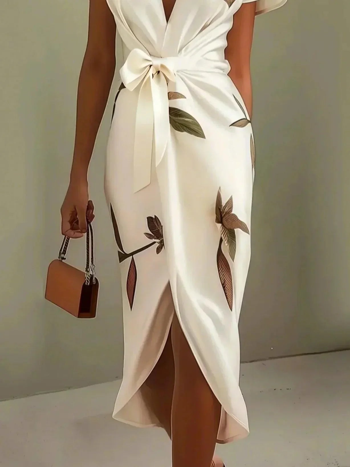 Women's Wrap Dress Adjustable Waist