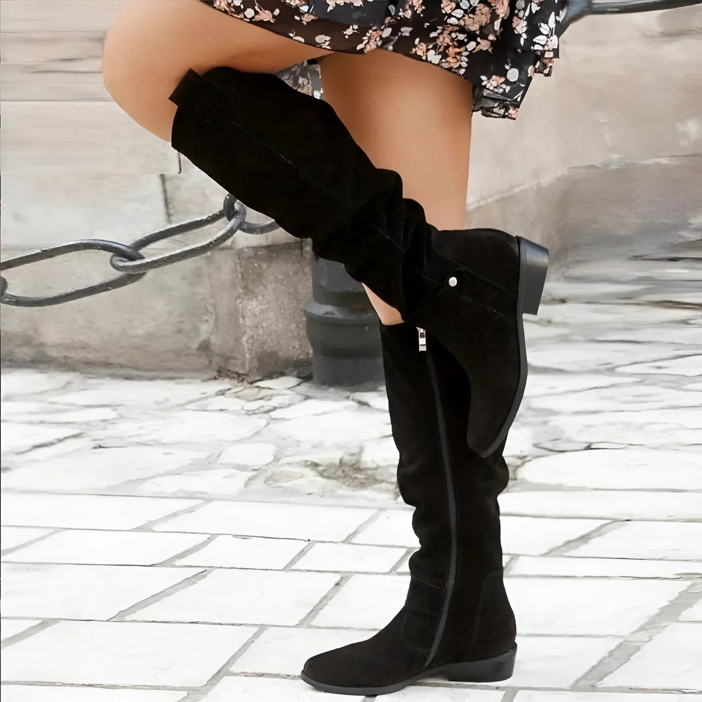 Women's Knee High Slouch Boots