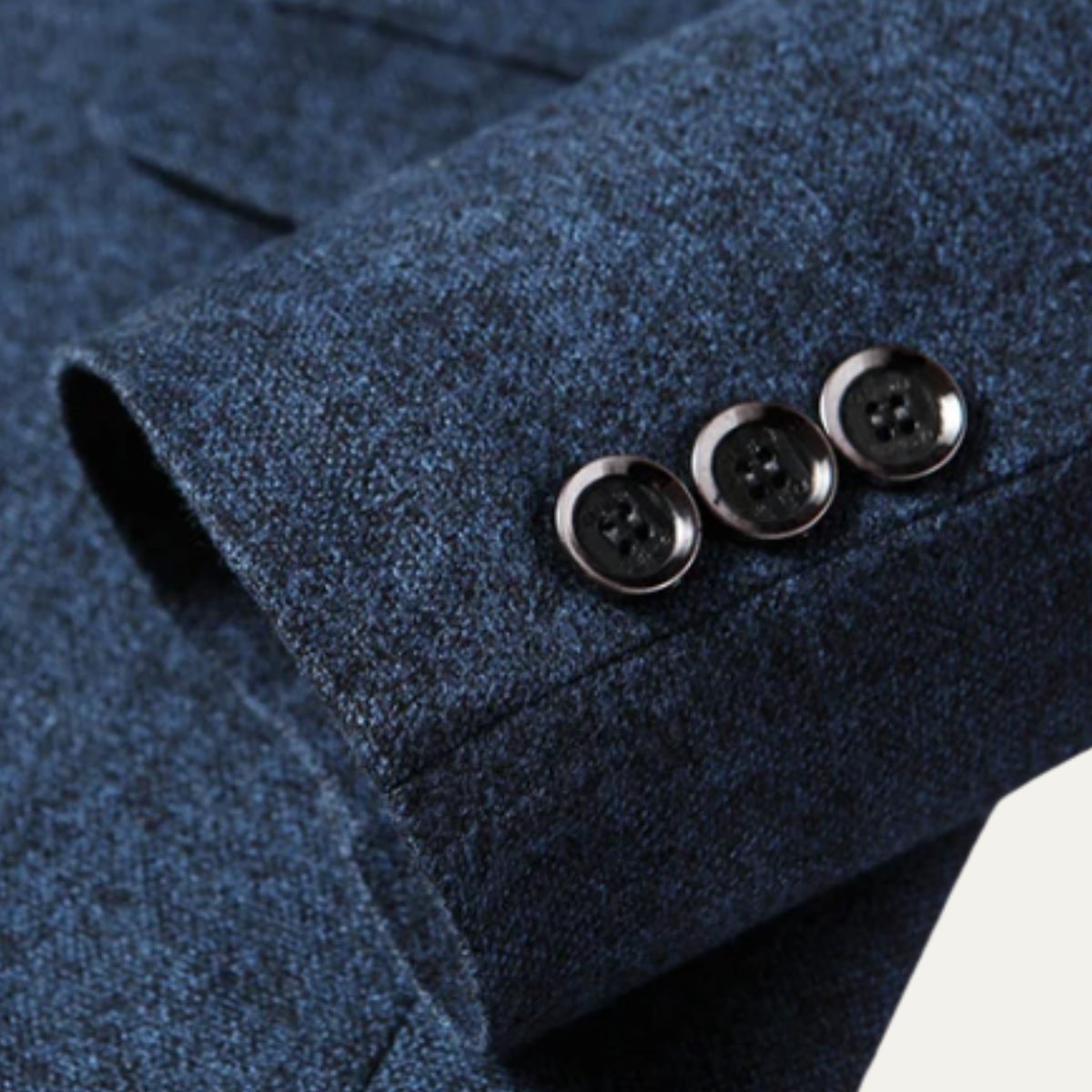 Men's Slim Fit Blazer Suit Turn Down Collar Business Navy