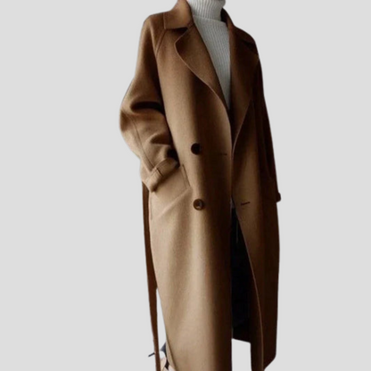 Women's Wool Coat Long Elegant