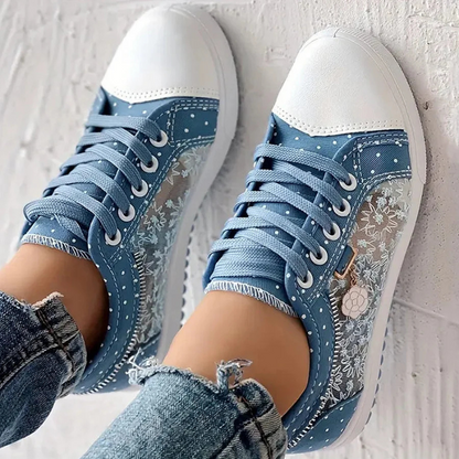 Women's Low- Sneakers Tie-Front