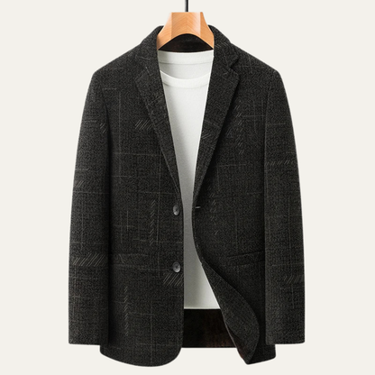 Men's Smart Blazer Warm Fur Lining