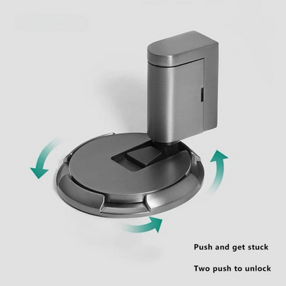 Magnetic Door Stopper Floor Mount No Drill