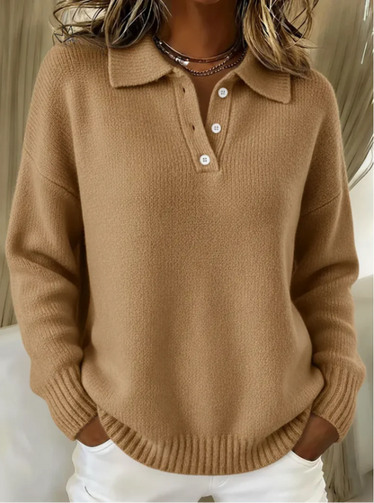 Classic Fit Polo Sweater
