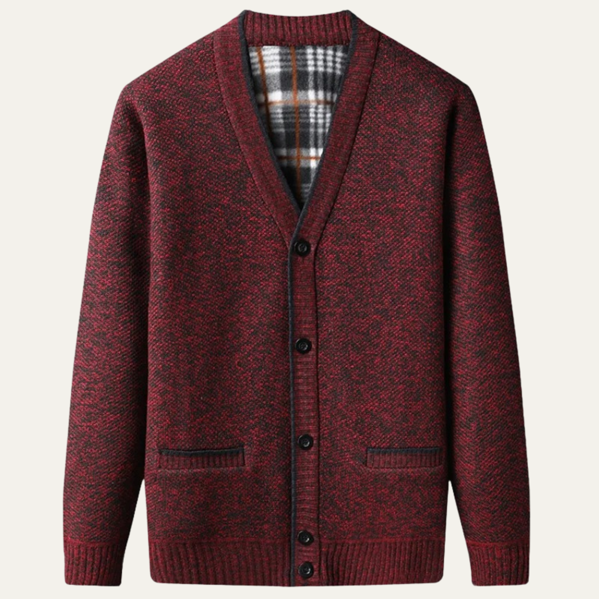 Men's Casual Cardigan Warm Button Front