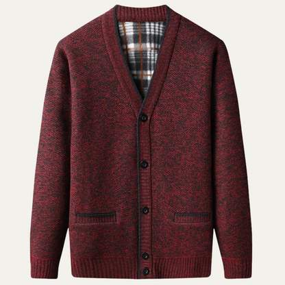 Men's Casual Cardigan Warm Button Front