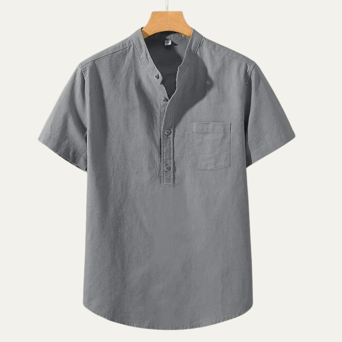 Men's Cotton Linen Shirt Breathable
