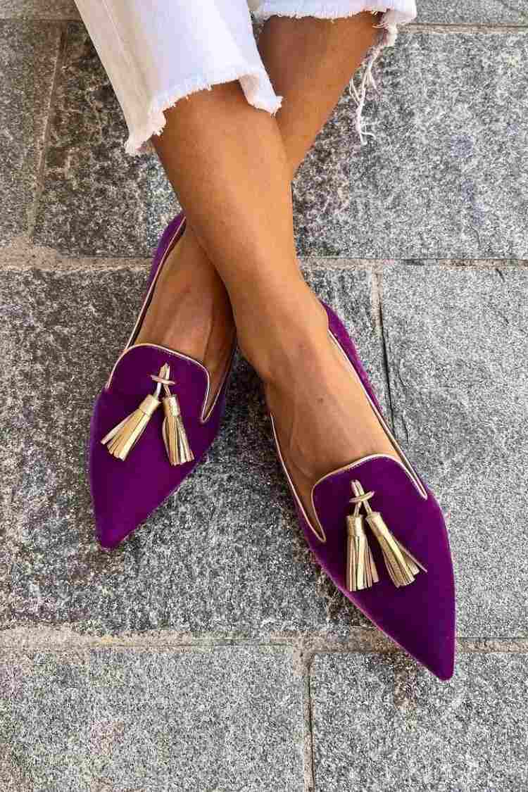Fashion Tassel Slip On Shoes